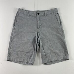 Lululemon Shorts Mens 32 Gray Commission Classic Athletic ABC Stretch 10" Inseam